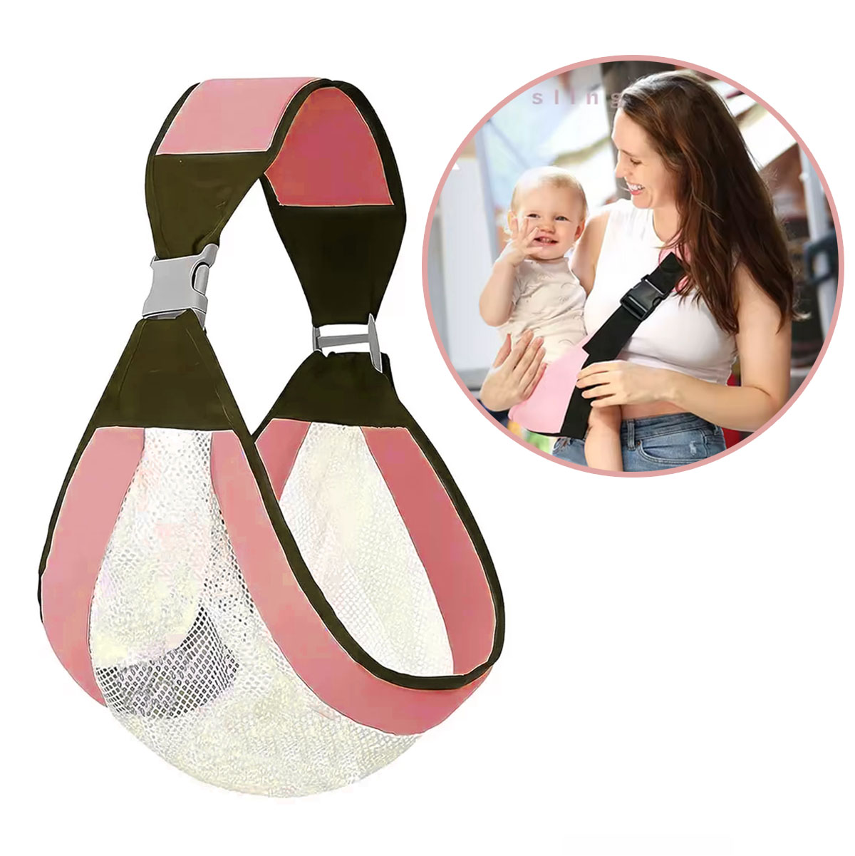 Miniatura 4 de Fular Para Bebes Manos libres PortaBebes